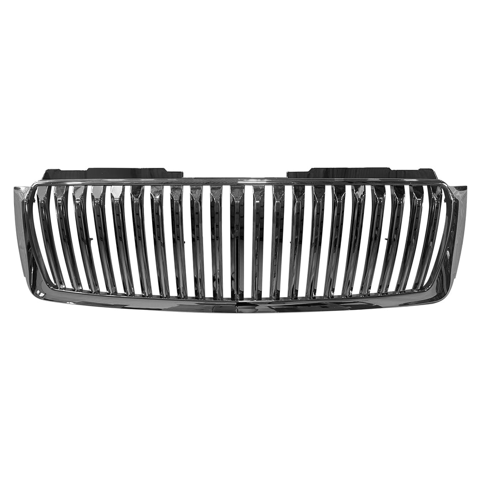 2007-2008 Chevy Tahoe/ Avalanche/ Suburban Vertical Style Grill Chrome