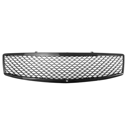 Fits 07-08 Infiniti G35 4Dr Honeycomb Style Upper Grille Carbon Fiber Print ABS