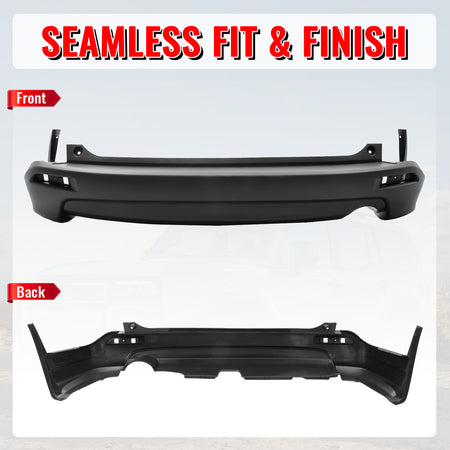 Fits 07-09 Honda CR-V CRV MD Style Rear Bumper Cover Conversion Replacement PP