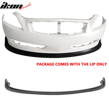 For 07-09 Infiniti G37 2DR MDA V2 Style PU Black Front Bumper Lip Lower Splitter