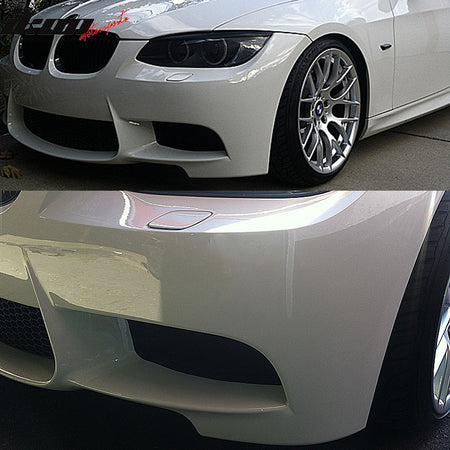Front Bumper Cover Compatible With 2007-2010 BMW E92 E93, 3 Series M3 Style Conversion Guard With Air Duct & H Style Lip Bodykit by IKON MOTORSPORTS, 2008 2009