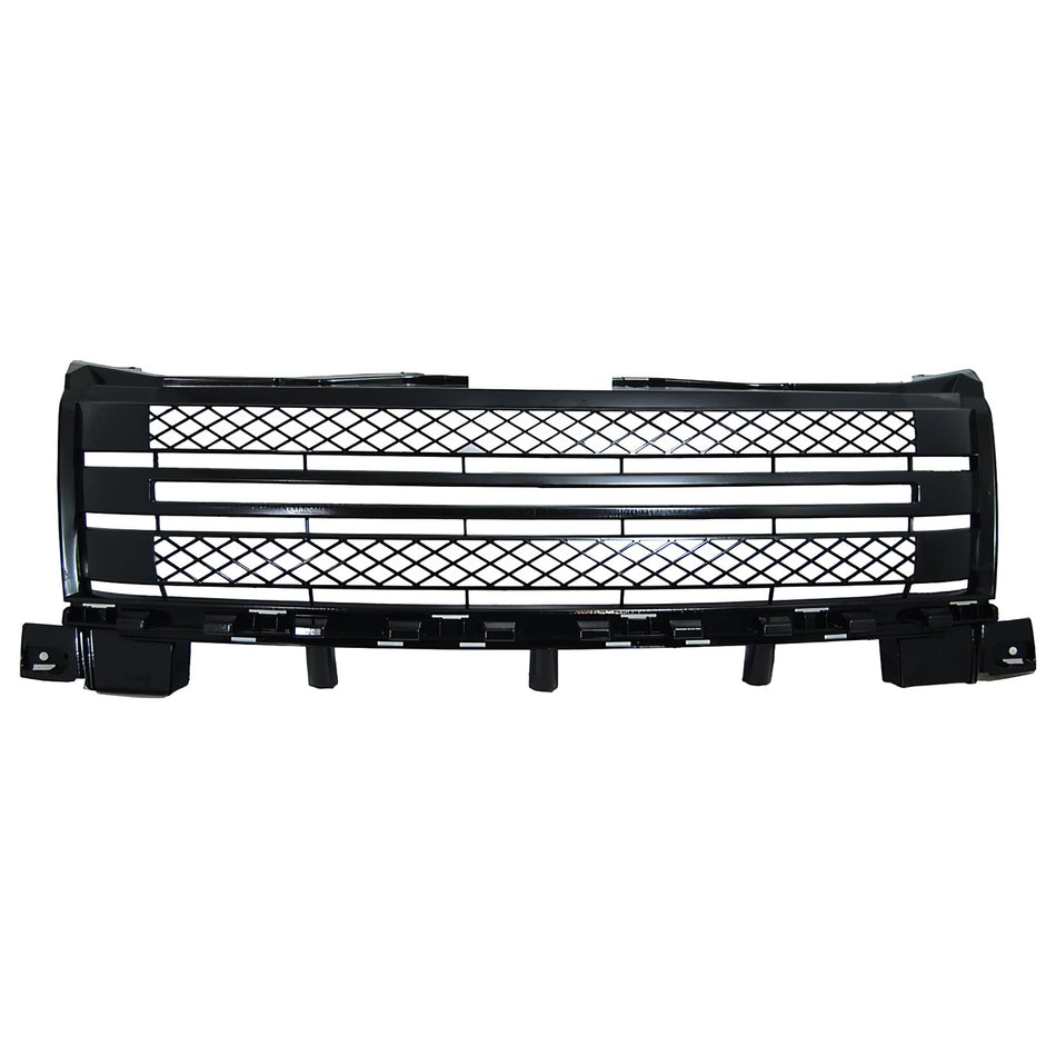 2007-2010 Ford Edge Matte Black Mesh Style Front Bumper Grille ABS