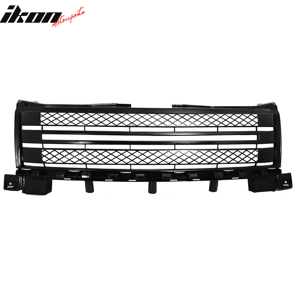 2007-2010 Ford Edge Horizontal Bar W/Mesh Style Chrome Front Grille