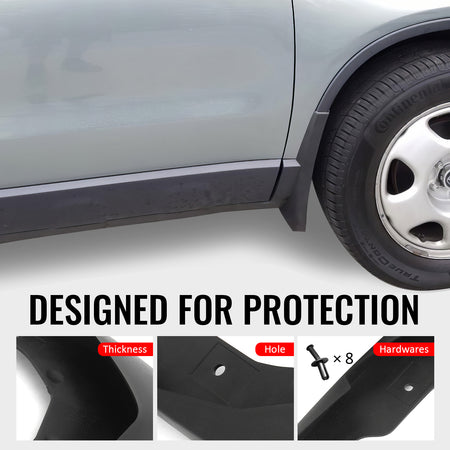 Fits 07-11 Honda CR-V Front & Rear Fender Mud Flaps Wheel Arch Splash Guards PP