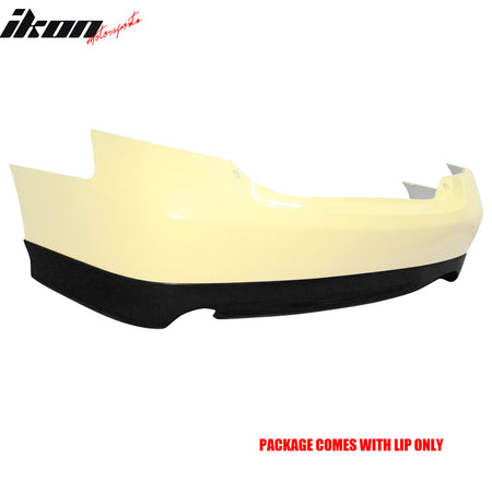 For 07-11 Toyota Camry SE Style Rear Bumper Lip Lower Spoiler Guard Unpainted PU