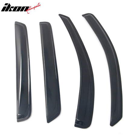 Fits 07-12 Hyundai Santa Fe Acrylic Window Visors 4Pc Set
