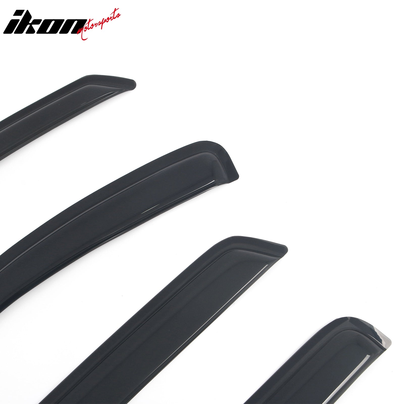 Fits 07-12 Hyundai Santa Fe Acrylic Window Visors 4Pc Set