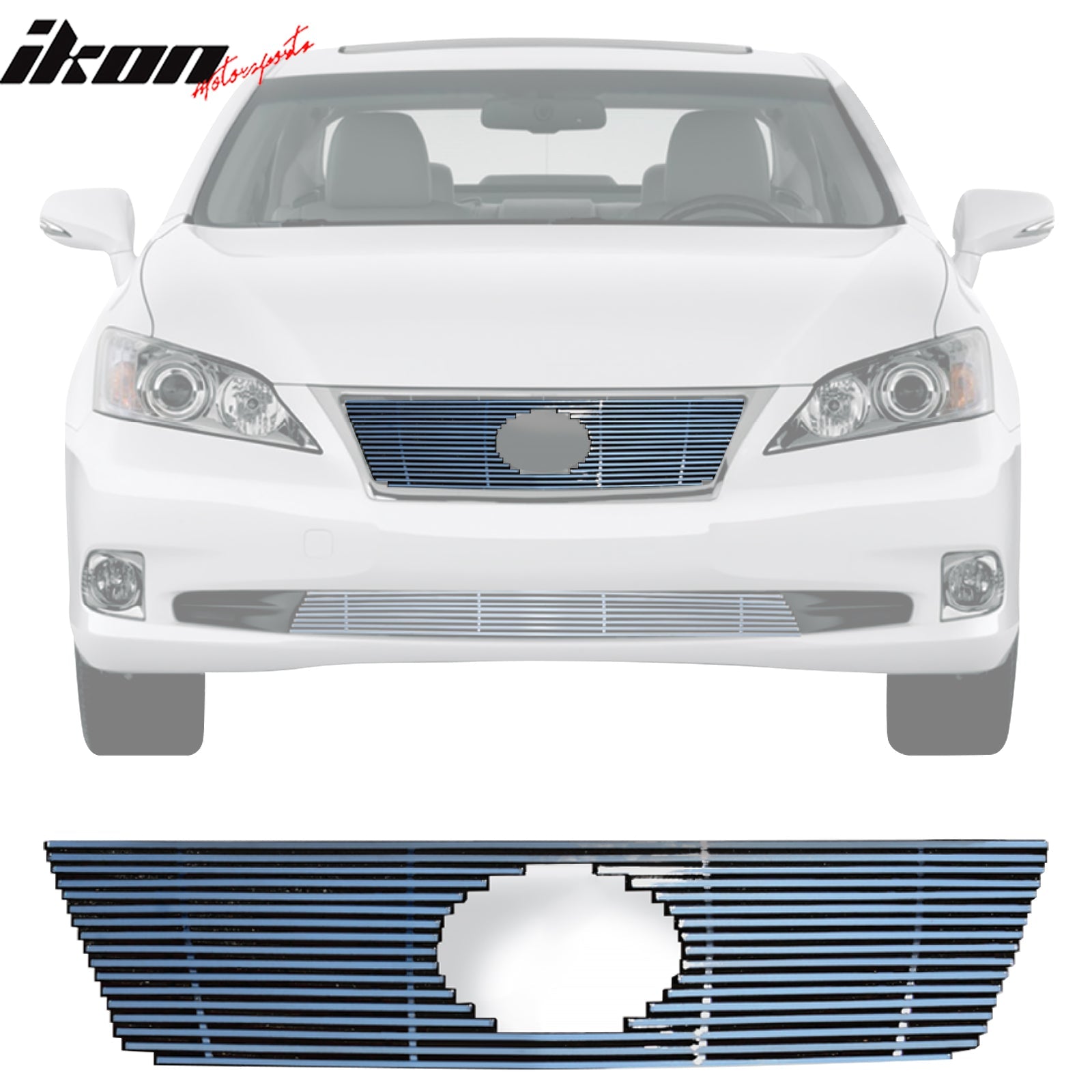 2007 - 2012 Lexus ES Series Billet Style Front Upper Grille Insert SteelIkon Motorsports