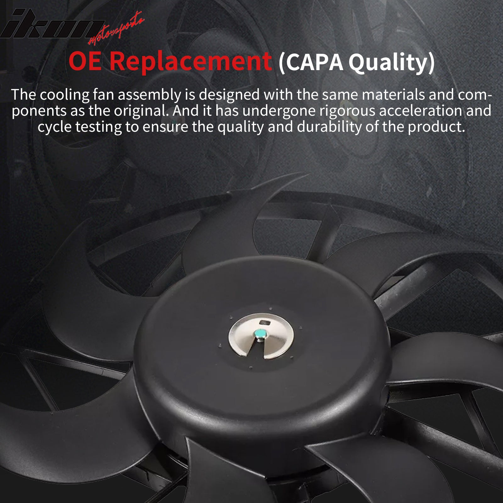 2007 - 2012 Lexus ES350 2009 - 2016 Toyota Venza 3.5L Dual Cooling FanIkon Motorsports