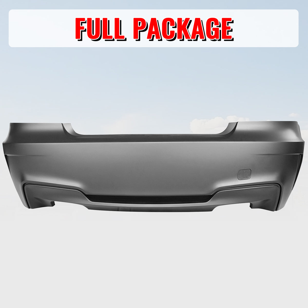 Fits 07-13 BMW 1-Series E82 Coupe E88 1M Style Rear Bumper Cover Replacement PP