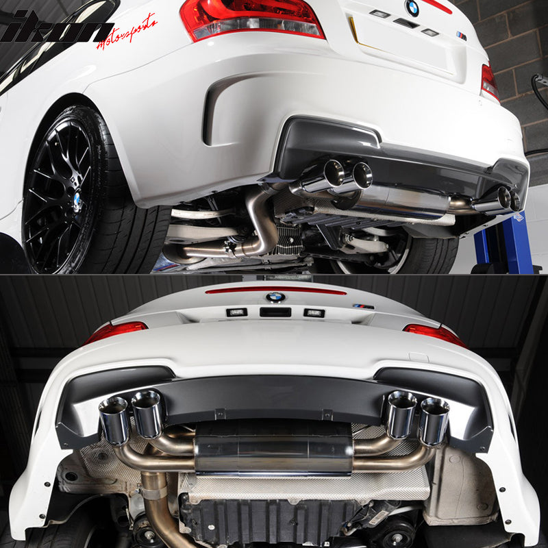 Fits 07-13 BMW 1-Series E82 Coupe E88 1M Style Rear Bumper Cover Replacement PP