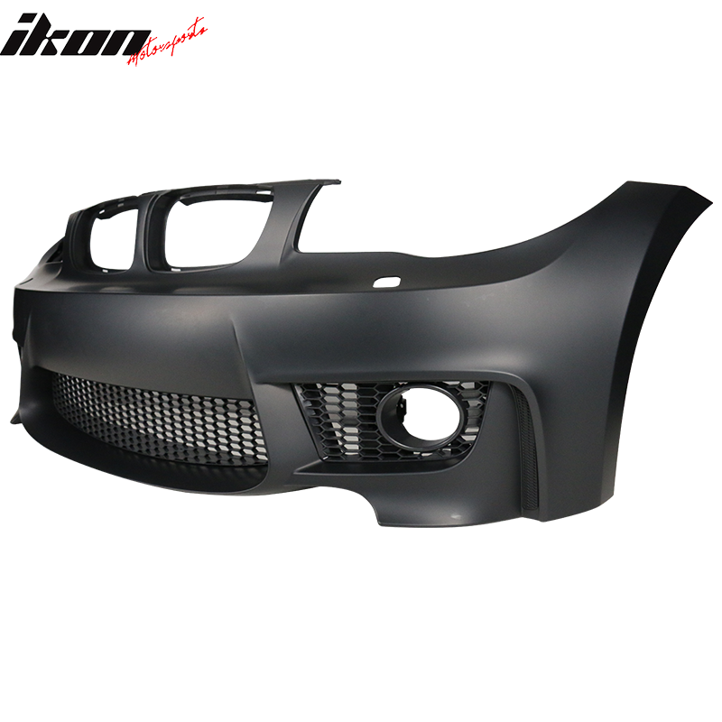Fits 07-13 BMW 1 Series E82 E87 1M Style No PDC Front Bumper Cover Conversion PP