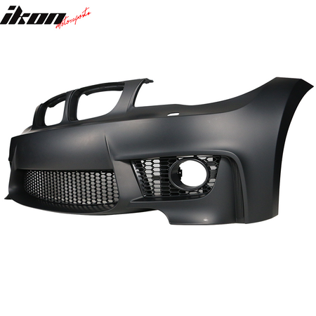 Fits 07-13 BMW 1 Series E82 E87 1M Style No PDC Front Bumper Cover Conversion PP