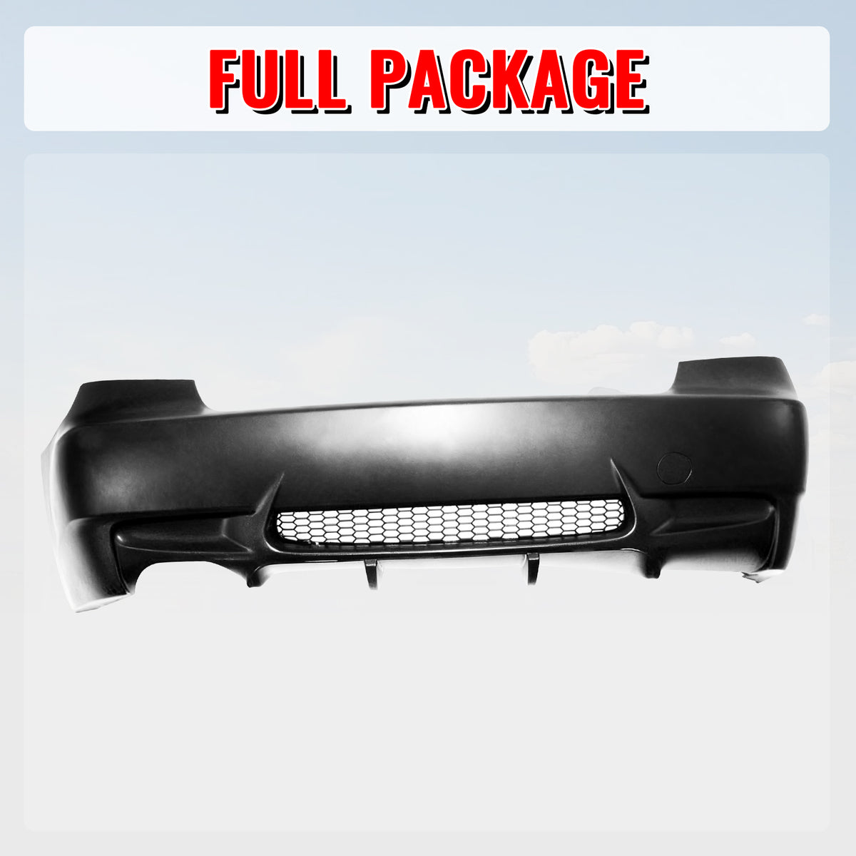 Fits 07-13 BMW E92 E93 3 Series 2Dr M3 Style Rear Bumper Cover Replacement PP