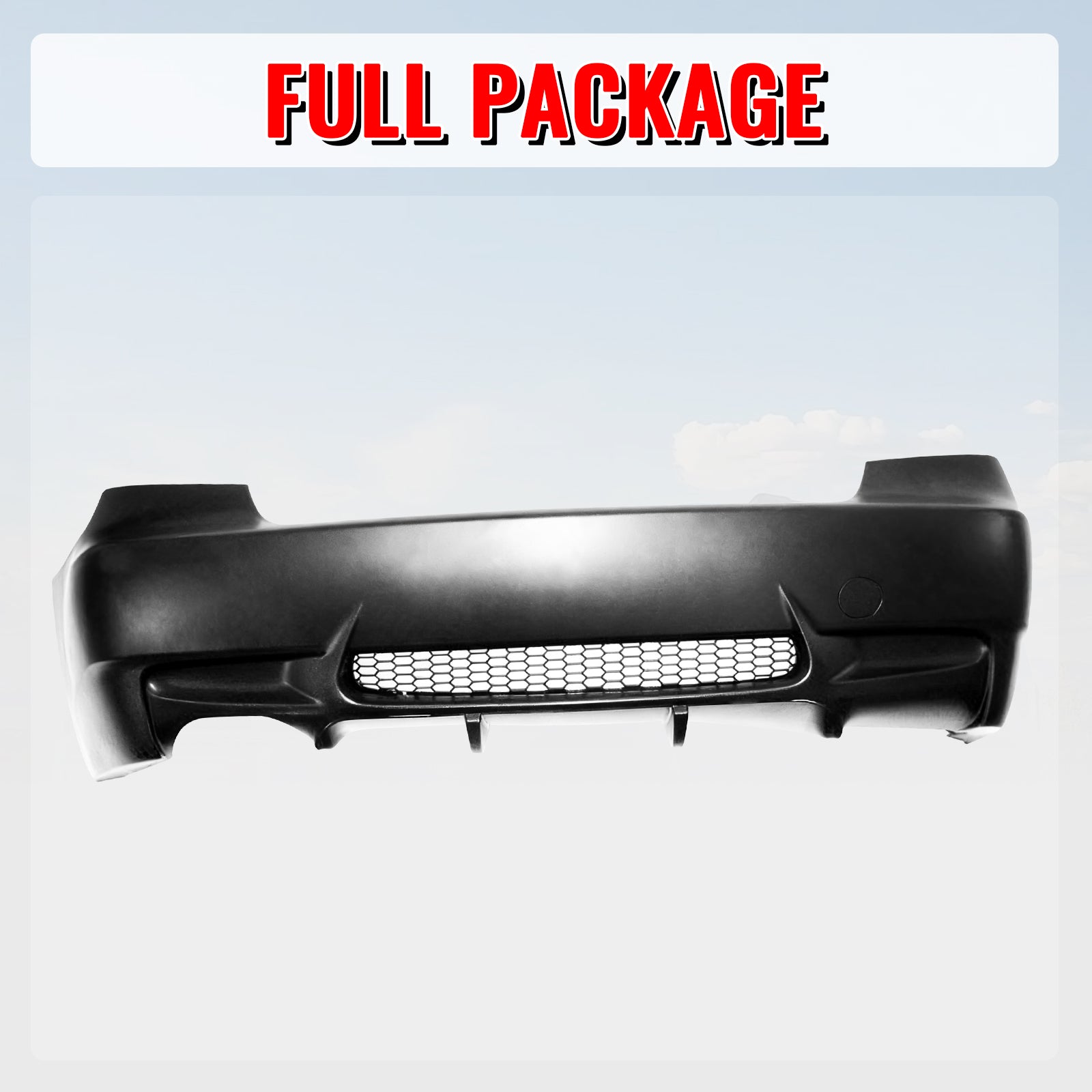 Fits 07-13 BMW E92 E93 3 Series 2Dr M3 Style Rear Bumper Cover Replacement PP