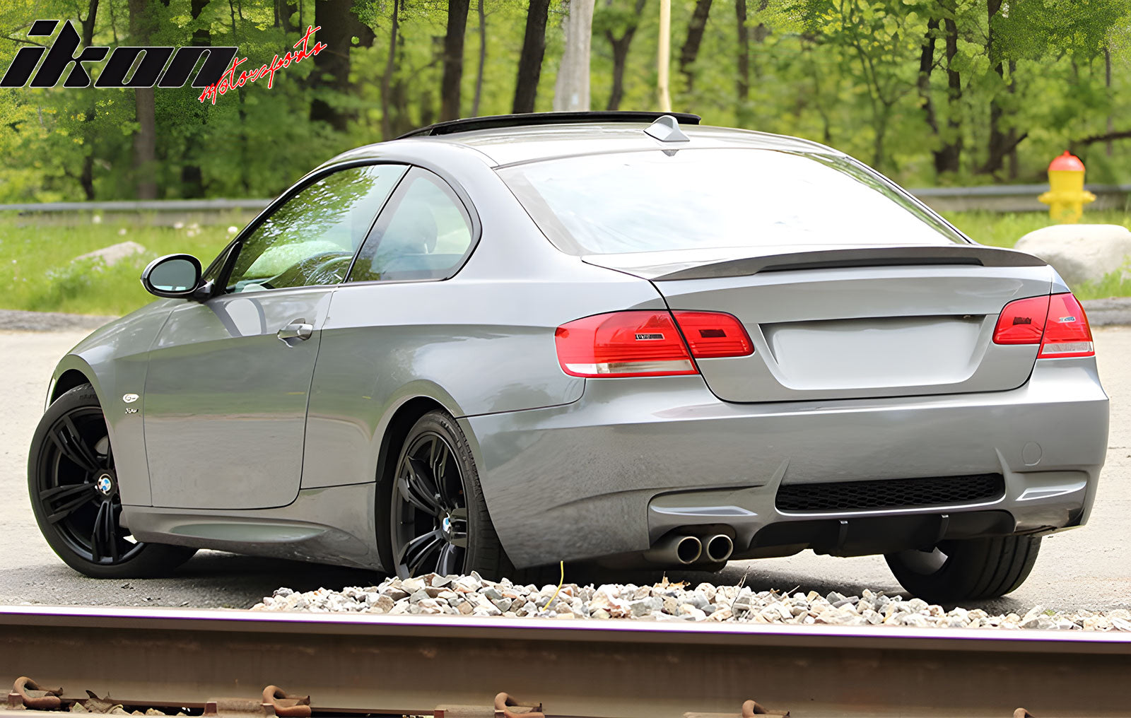 Fits 07-13 BMW E92 E93 3 Series 2Dr M3 Style Rear Bumper Cover Replacement PP