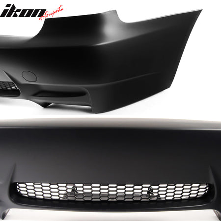 Fits 07-13 BMW E92 3-Series Coupe 2Dr M3 Style Rear Bumper Cover Replacement PP
