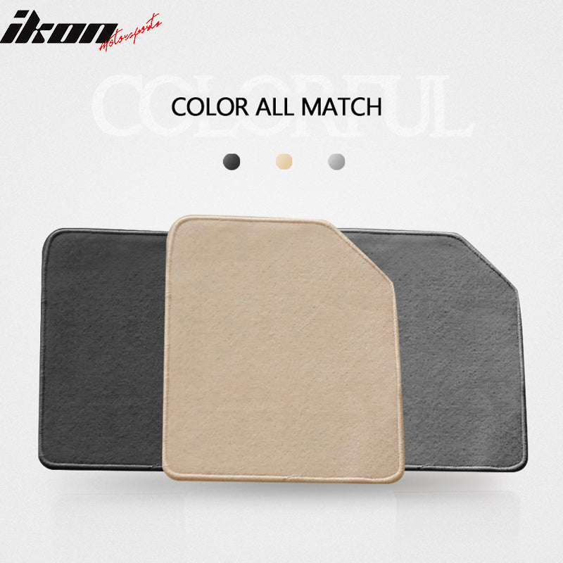 Fits 07-13 Ford Edge Floor Mats Carpet Front & Rear Beige 4PC - Nylon