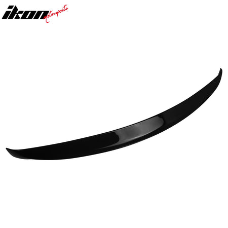 Fits 07-13 W221 Sedan AMG Trunk Spoiler & L Type Roof Wing Painted #040 Black
