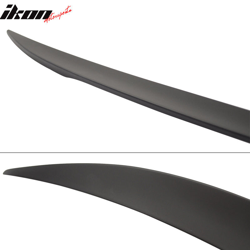 Fits 08-13 BMW E82 1 Series Coupe Performance Style Matte Black Trunk Spoiler