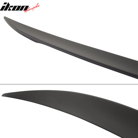 Fits 08-13 BMW E82 1 Series Coupe Performance Style Matte Black Trunk Spoiler