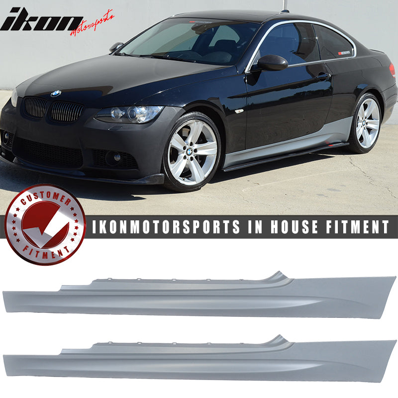 Fits 07-13 BMW E92 E93 3-Series 2Dr M3 Style Side Skirts Extension