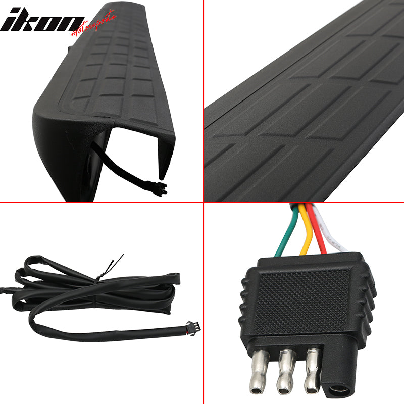 Fits 07-13 Silverado Sierra OE Tailgate Cap Protector Spoiler LED