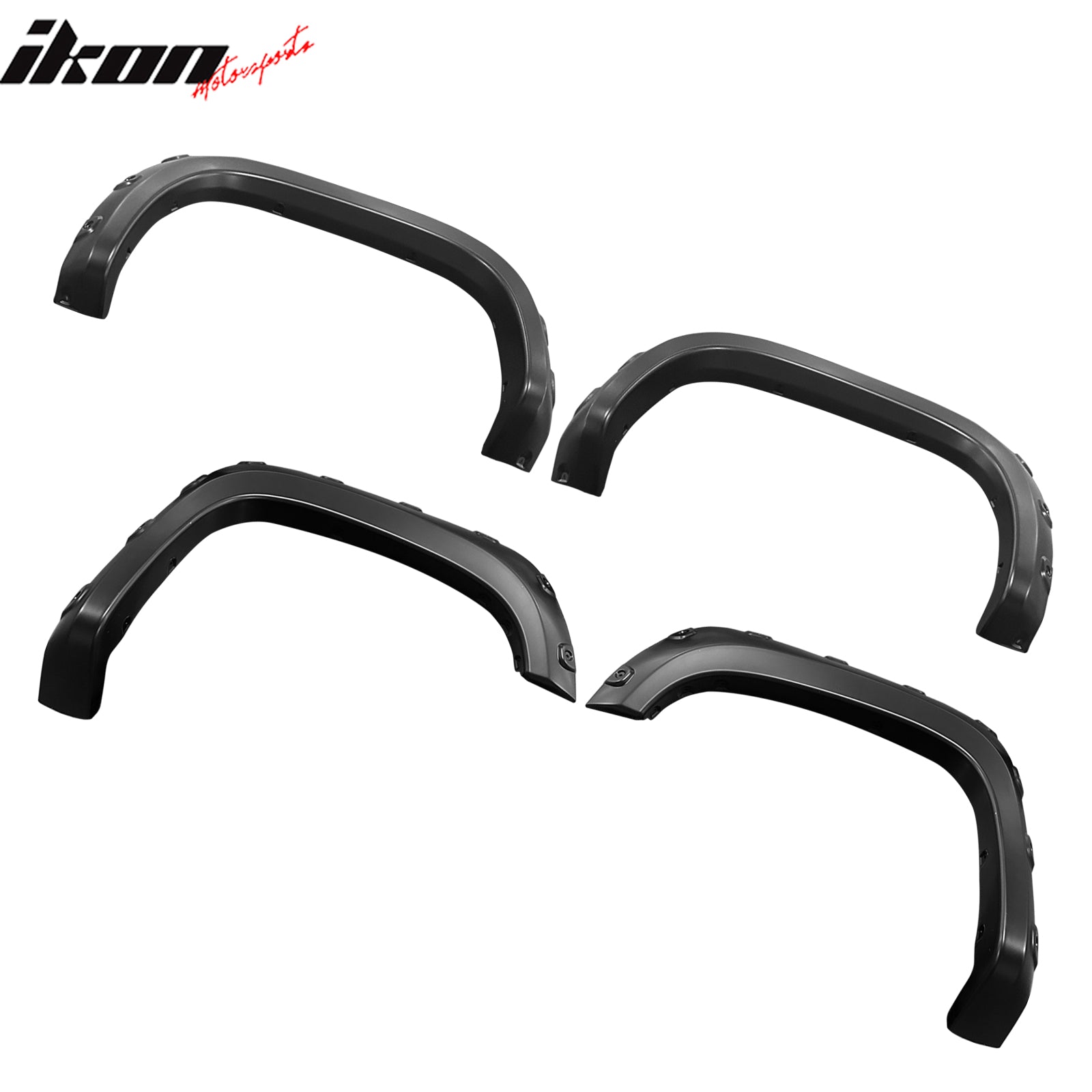 Fits 07-13 GMC Sierra 1500 6.5' / 8' Bed Pocket Riveted Style Fender Flares