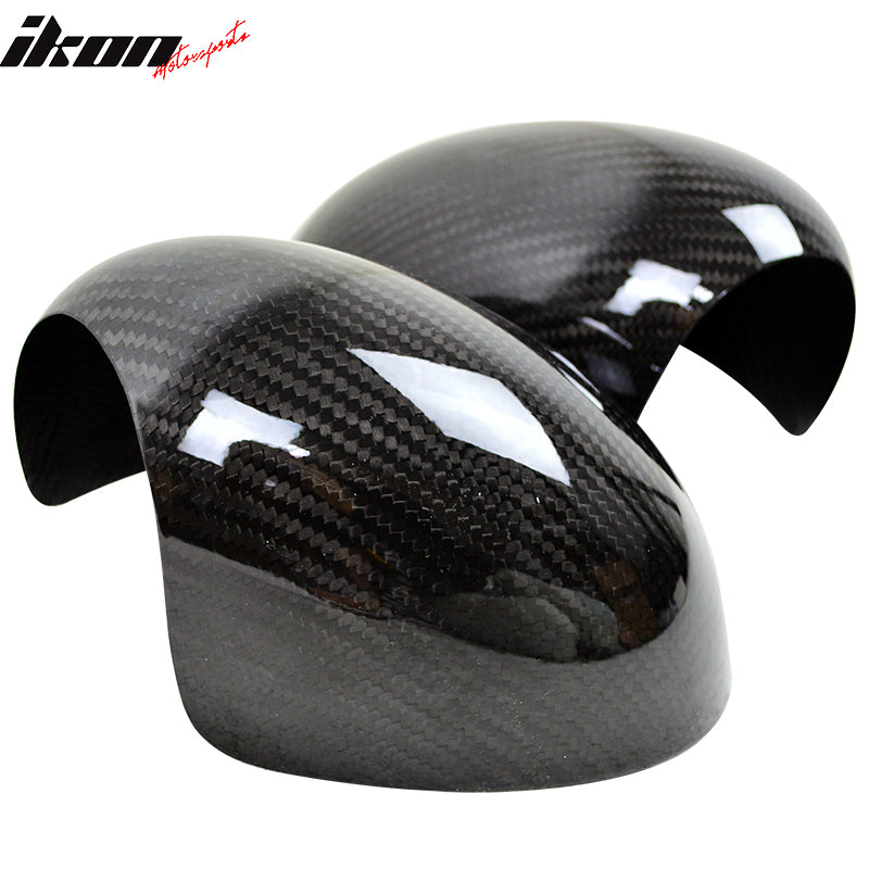 Closeout! Fits 07-13 Mini Cooper R56 Rear Side Mirror Cover Guard Carbon Fiber