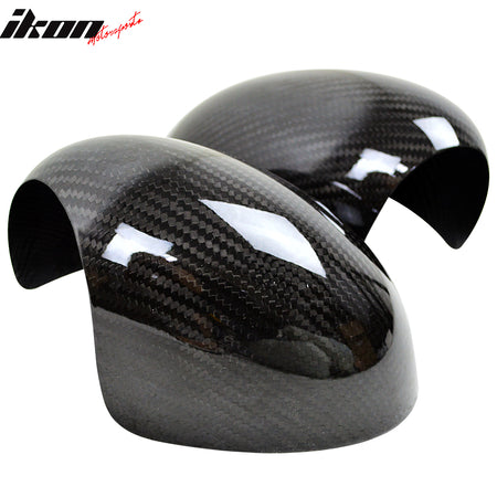 Closeout! Fits 07-13 Mini Cooper R56 Rear Side Mirror Cover Guard Carbon Fiber