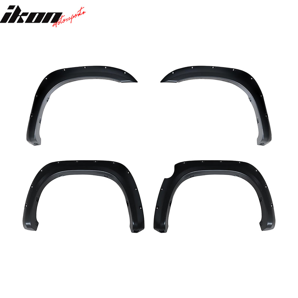 2007-2013 Toyota Tundra Short Bed Pocket Rivet Bolt Style Fender Flare