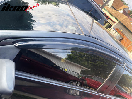 Fits 07-13 Toyota Yaris XP90 Sedan Mugen Style Acrylic Window Visors 4Pc Set