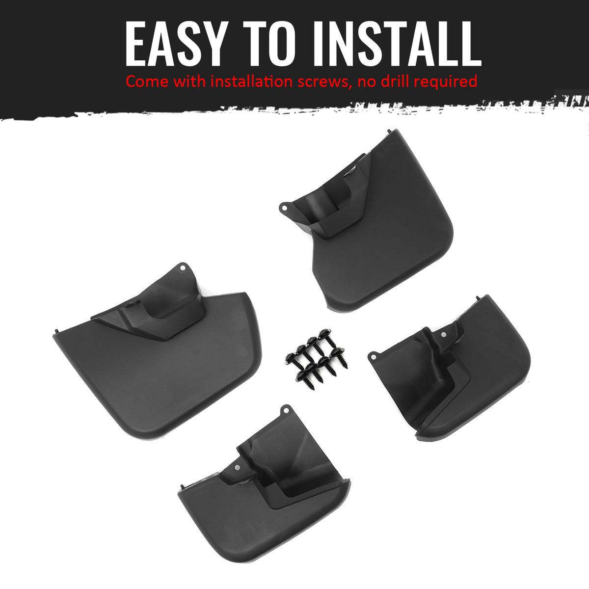 Fits 07-14 Toyota FJ Cruiser W/Fender Flares Fender Mud Flaps Splash Guards PP