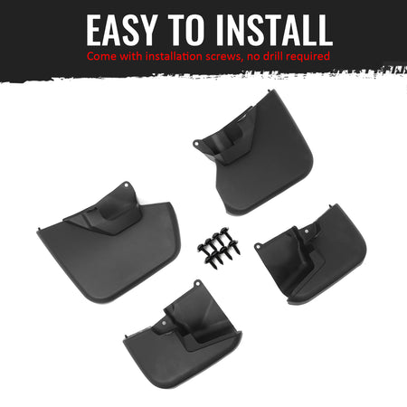 Fits 07-14 Toyota FJ Cruiser W/Fender Flares Fender Mud Flaps Splash Guards PP