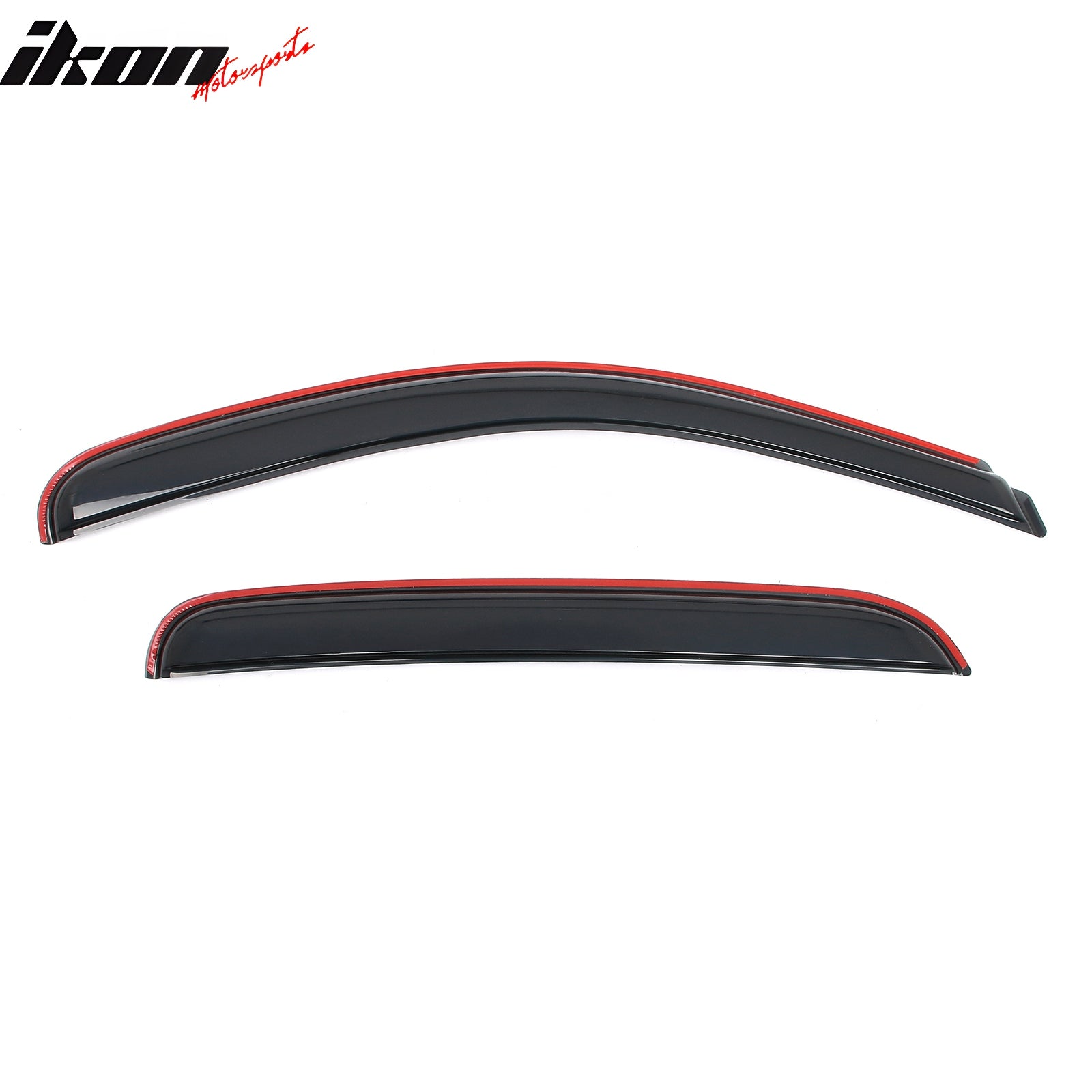 Fits 07-14 Silverado Sierra 1500 2500 HD Crew Cab Window Visors Guard In-Channel