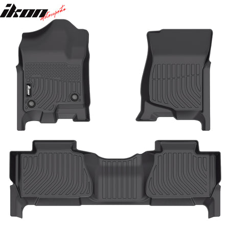 Fits 07–14 Chevy Tahoe GMC Yukon 3D All Weather Floor Mats TPE Carpet +Trunk Mat