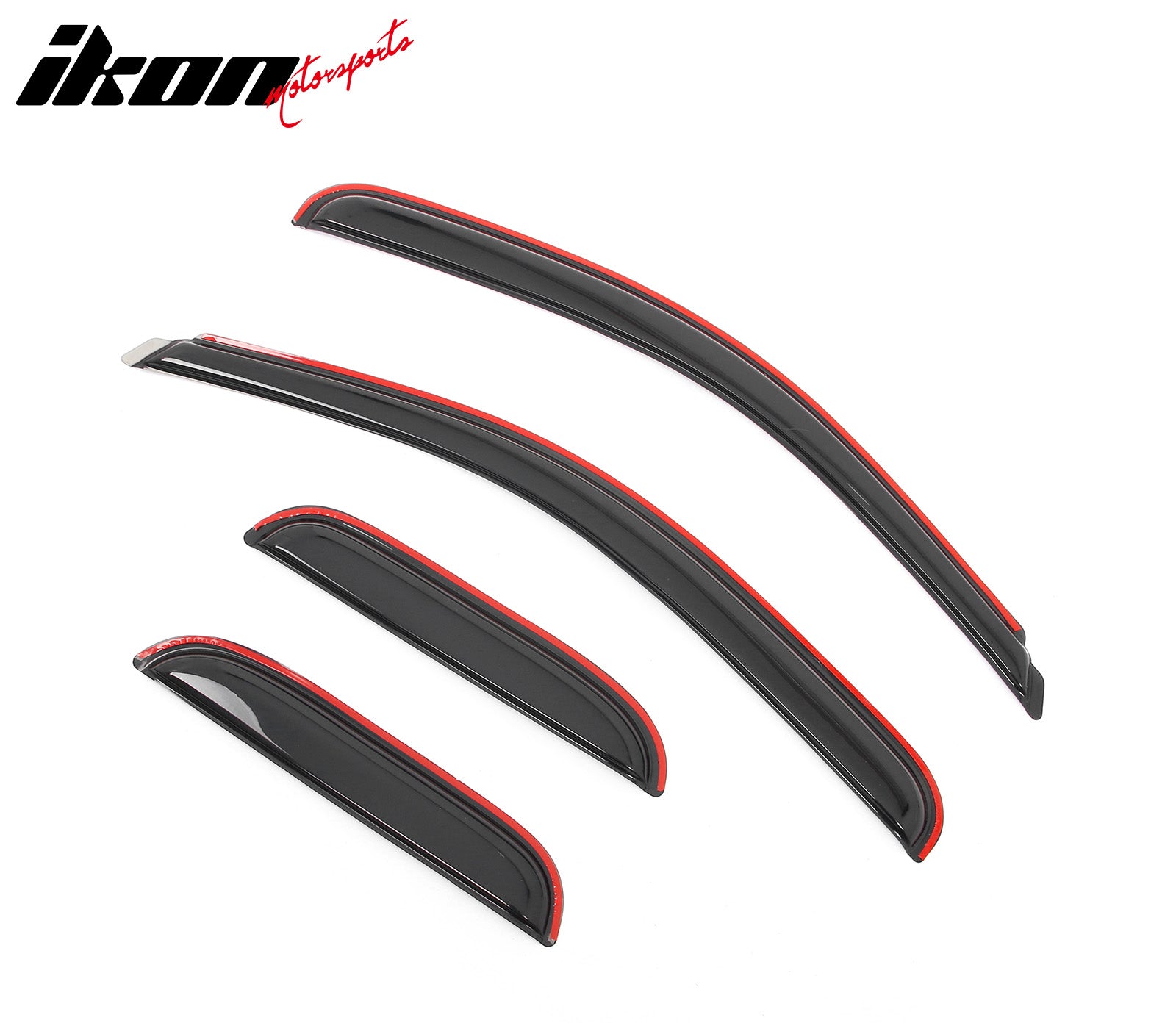 Fits 07-14 Silverado Sierra 1500 2500 HD Extended Cab Window Visors In-Channel