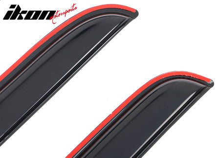 Fits 07-14 Silverado Sierra 1500 2500 HD Extended Cab Window Visors In-Channel