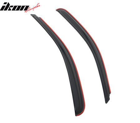 Fits 07-14 Silverado Sierra 1500 2500 HD Standard Cab Window Visors In-Channel