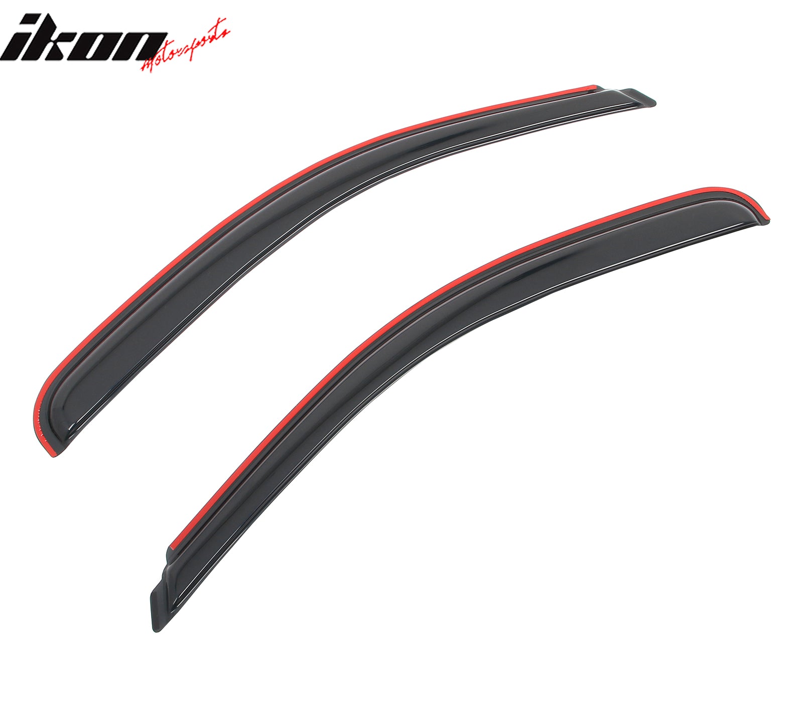 Fits 07-14 Silverado Sierra 1500 2500 HD Standard Cab Window Visors In-Channel