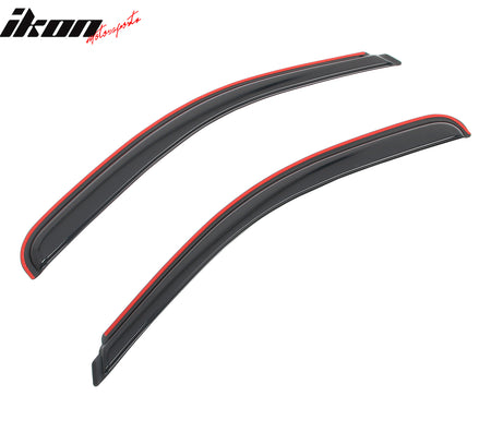 Fits 07-14 Silverado Sierra 1500 2500 HD Standard Cab Window Visors In-Channel