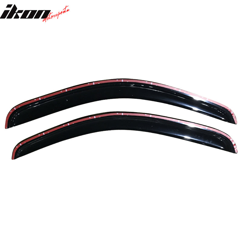 Fits 99-07 Chevy Silverado GMC Sierra 1500 Regular Cab Window Visors In-Channel – Ikon Motorsports Fits 99-07 Chevy Silverado GMC Sierra 1500 Regular Cab Window Visors In-Channel – Ikon Motorsports