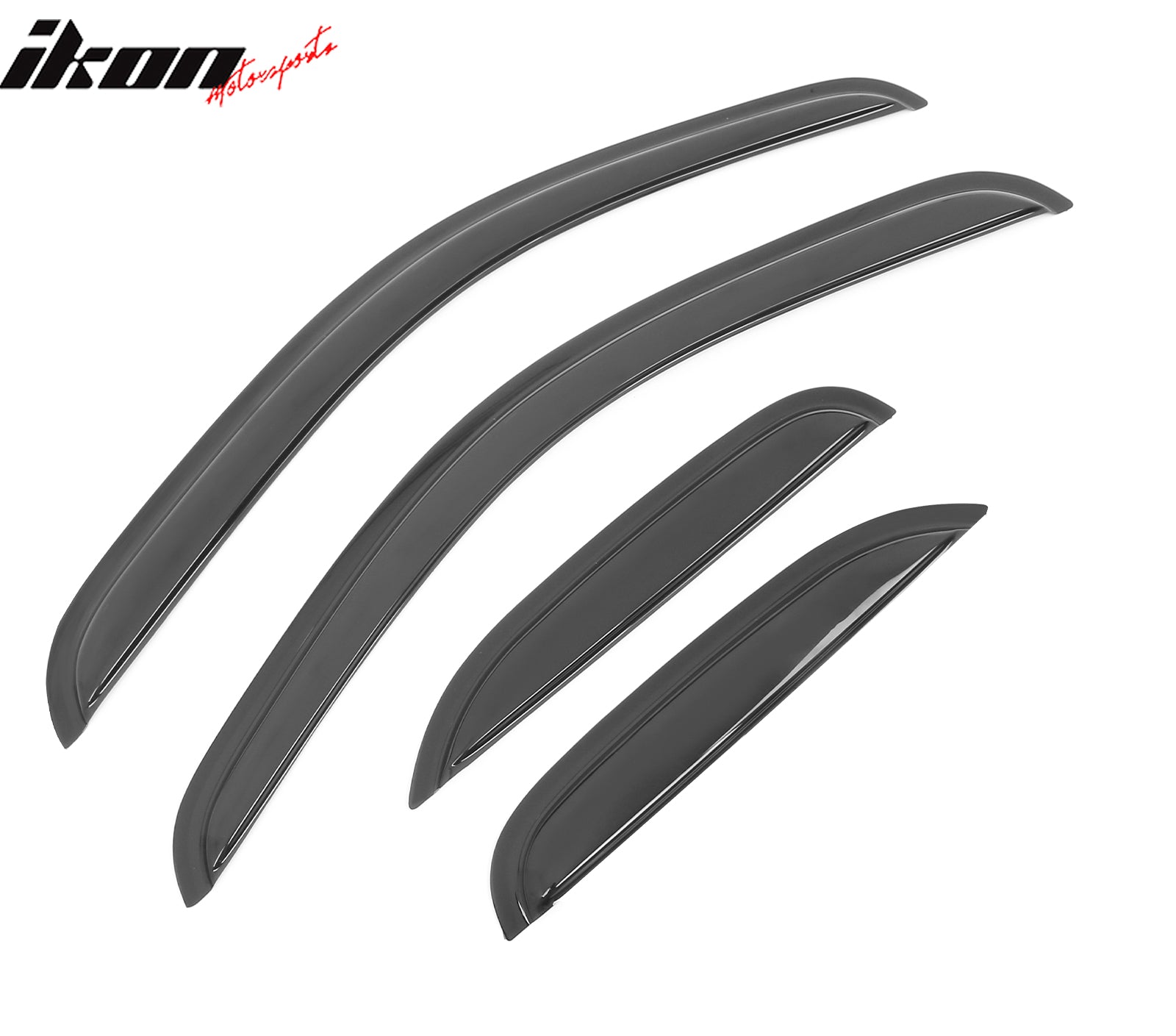 Fits 2007-2014 Chevy Silverado GMC Sierra Extended Cab Window Visors Vent 4PCS