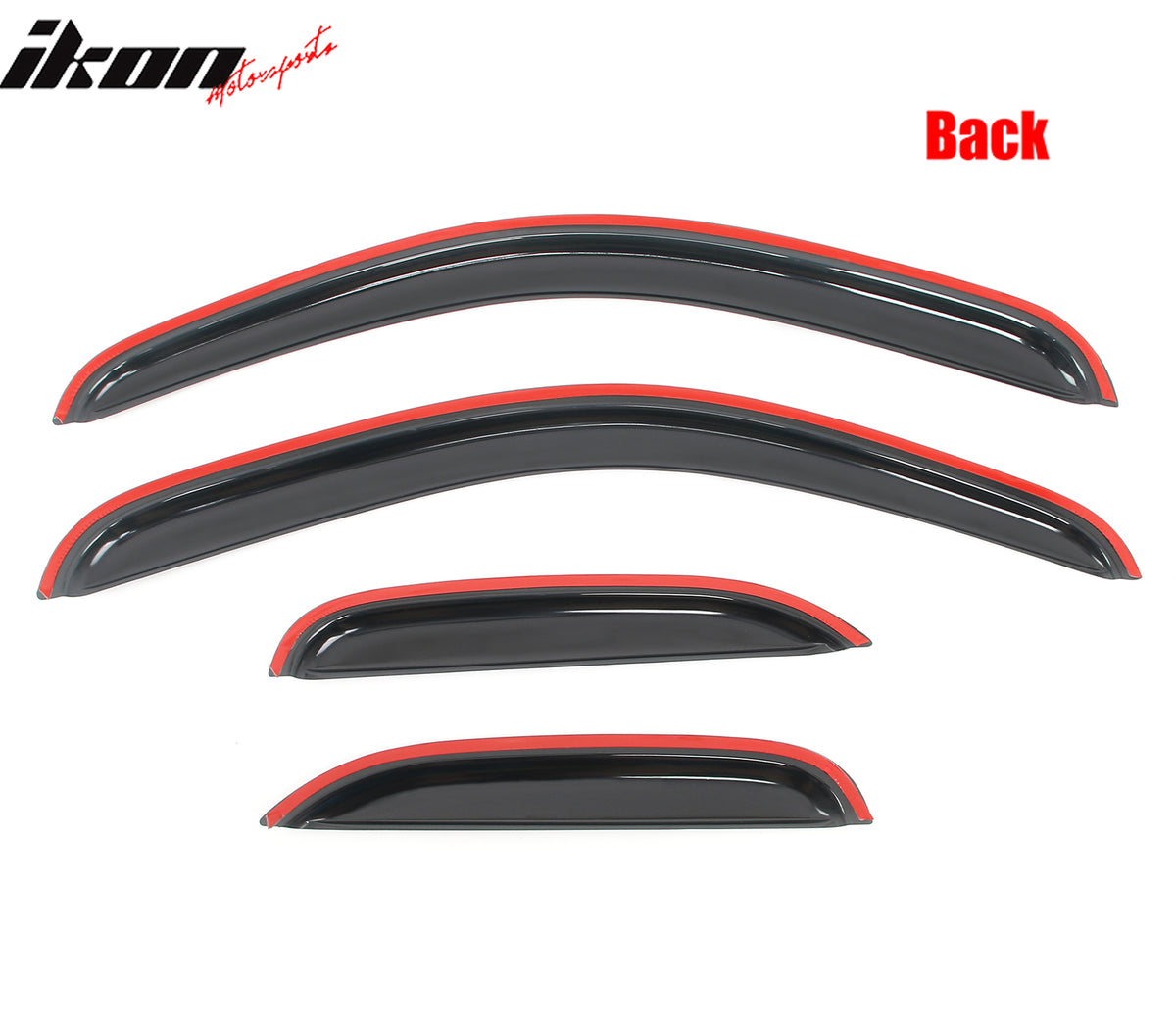 Fits 2007-2014 Chevy Silverado GMC Sierra Extended Cab Window Visors Vent 4PCS