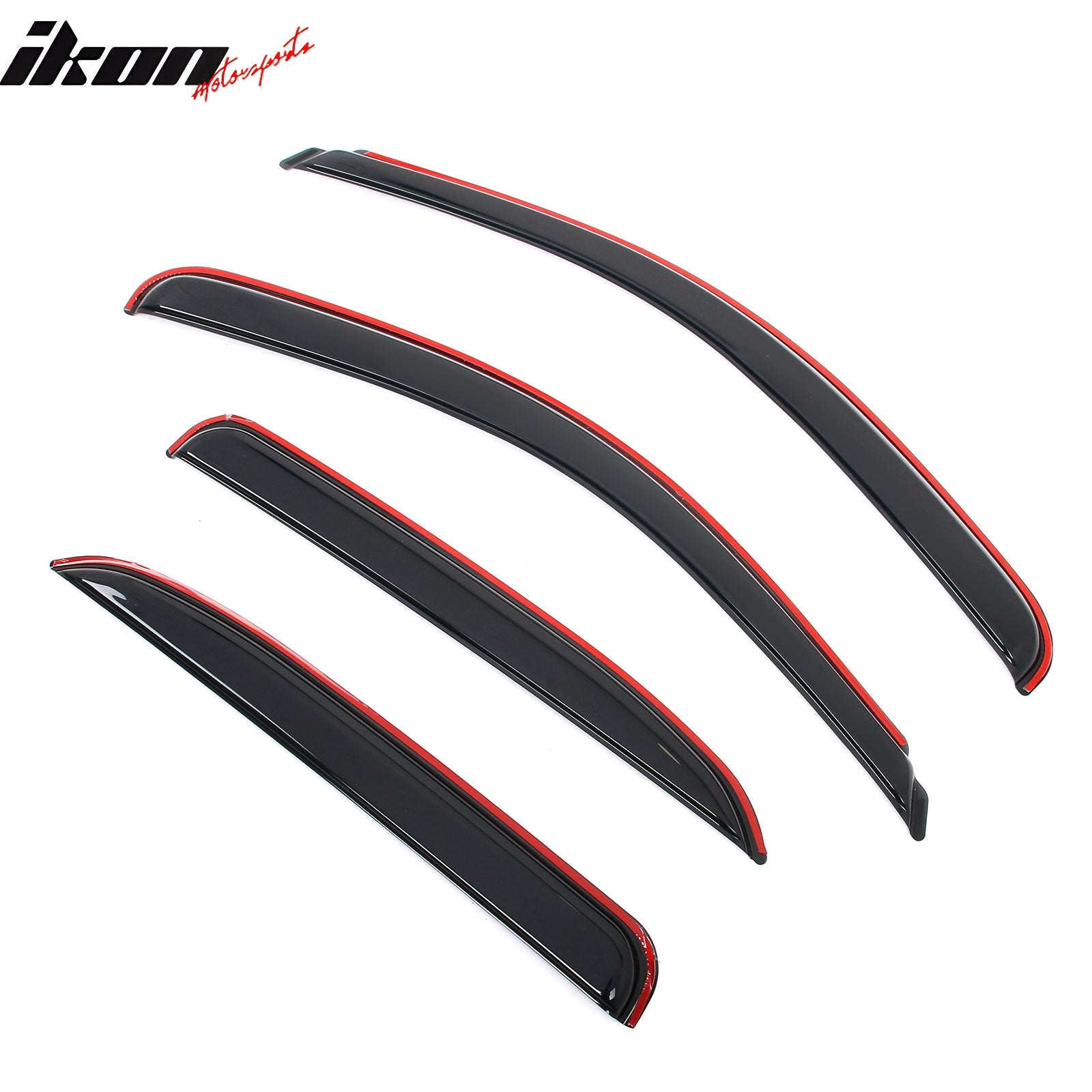 Fits 07-14 Chevy Tahoe & GMC Yukon Window Visors Rain Guard Deflector In-Channel