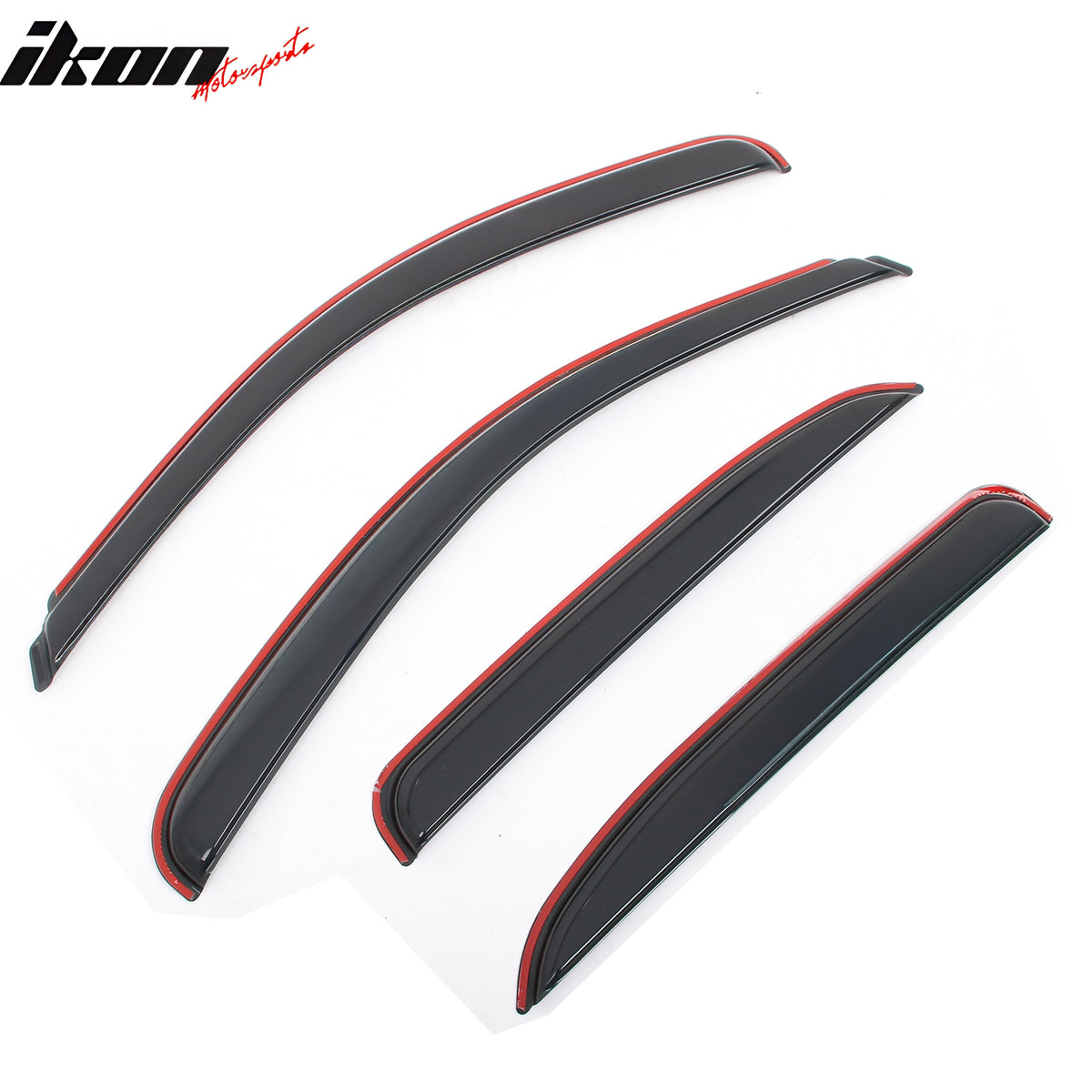 Fits 07-14 Chevy Tahoe & GMC Yukon Window Visors Rain Guard Deflector In-Channel