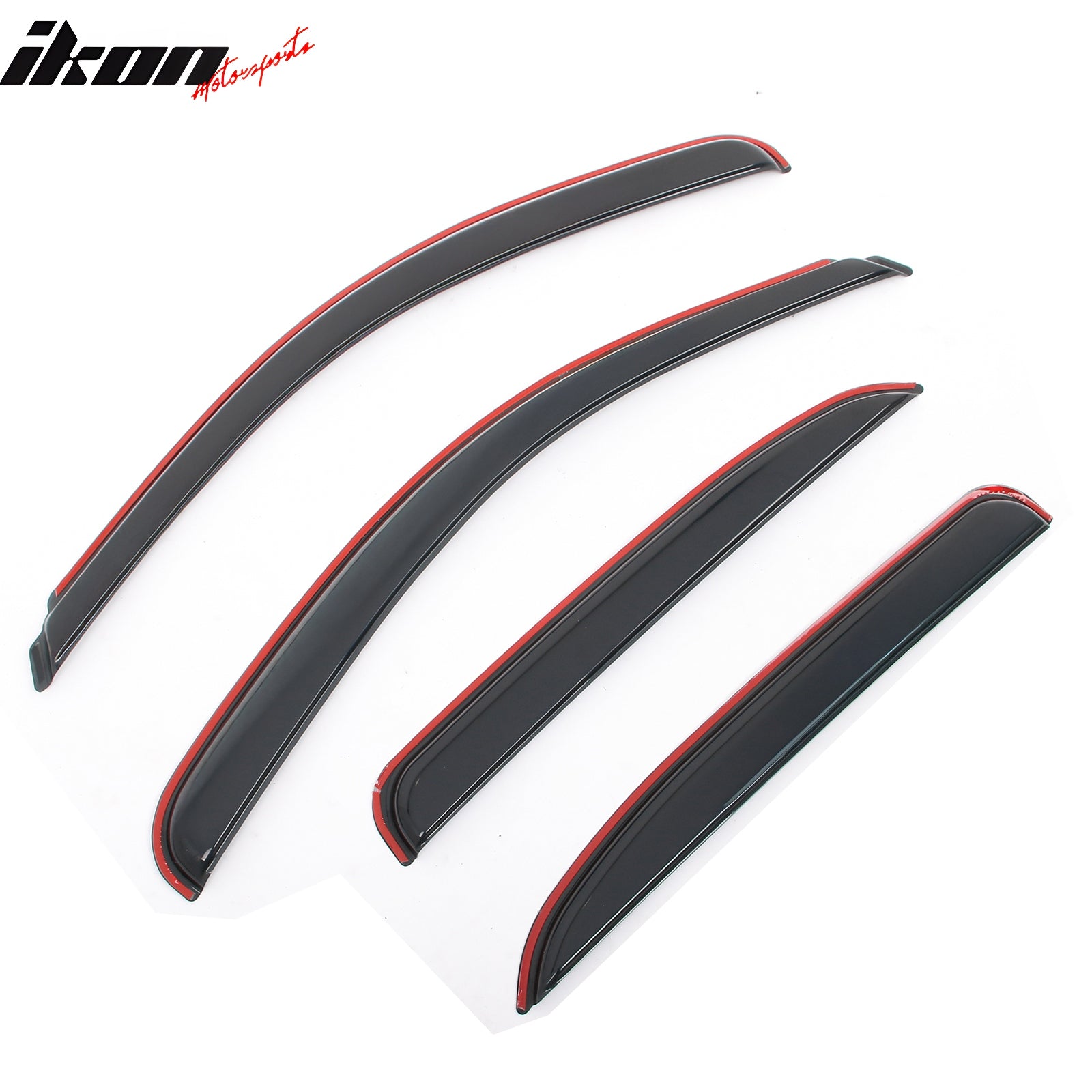 Fits 07-14 Chevy Tahoe & GMC Yukon Window Visors Rain Guard Deflector In-Channel