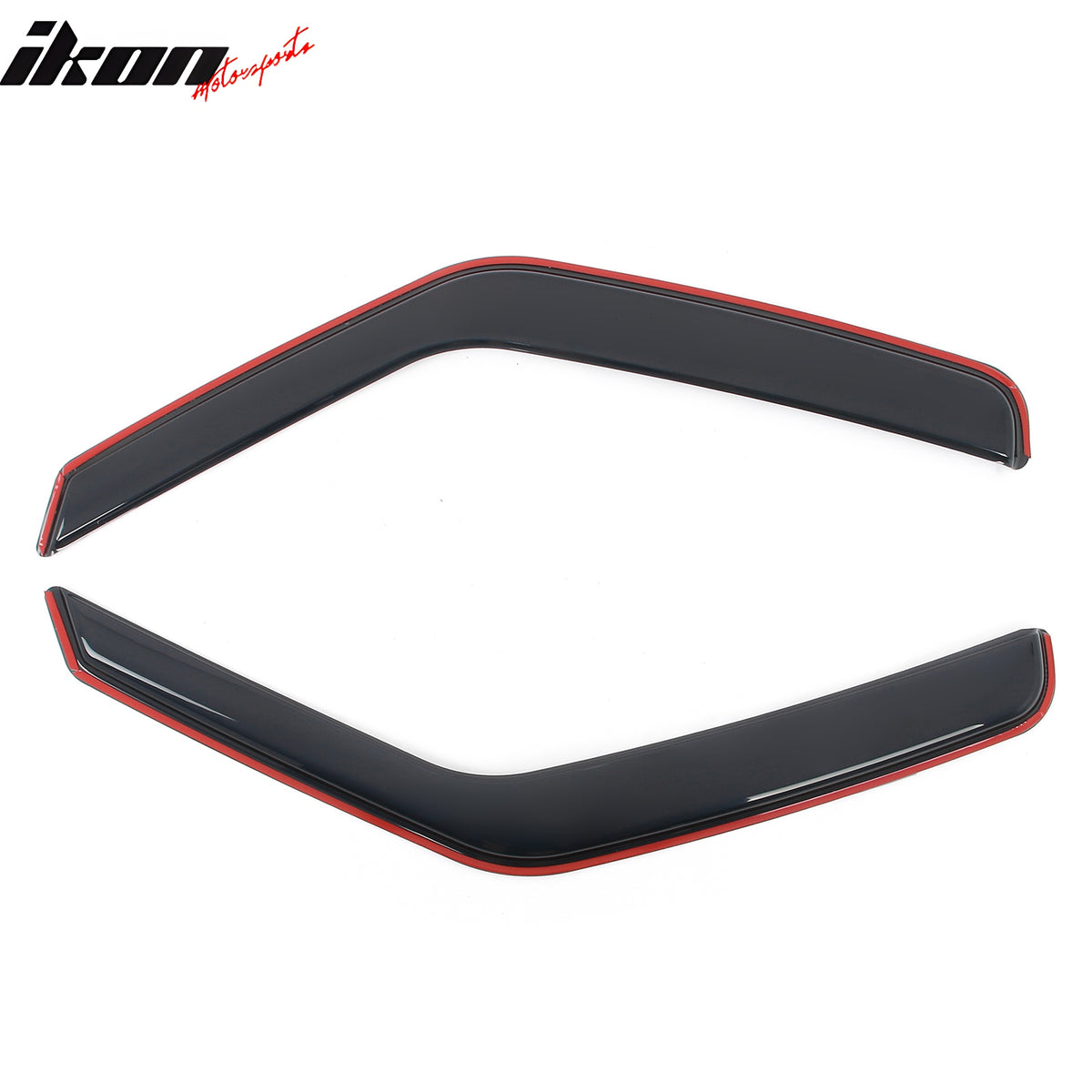 Fits 07-14 Ford E-Series Van Window Visors In-Channel Side Deflector Rain Guard