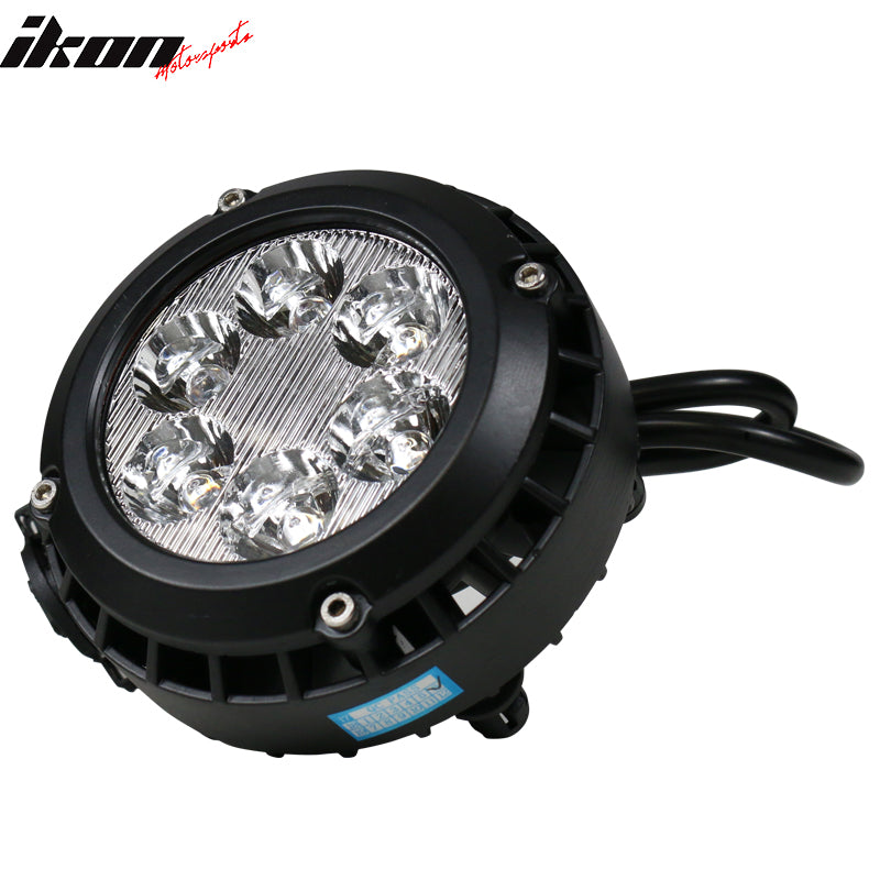 Fits 07-14 Mustang/Escape/Yukon/Suburban/Tahoe Front Bumper Fog Light Clear Lens