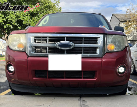 Fits 07-14 Mustang/Escape/Yukon/Suburban/Tahoe Front Bumper Fog Light Clear Lens